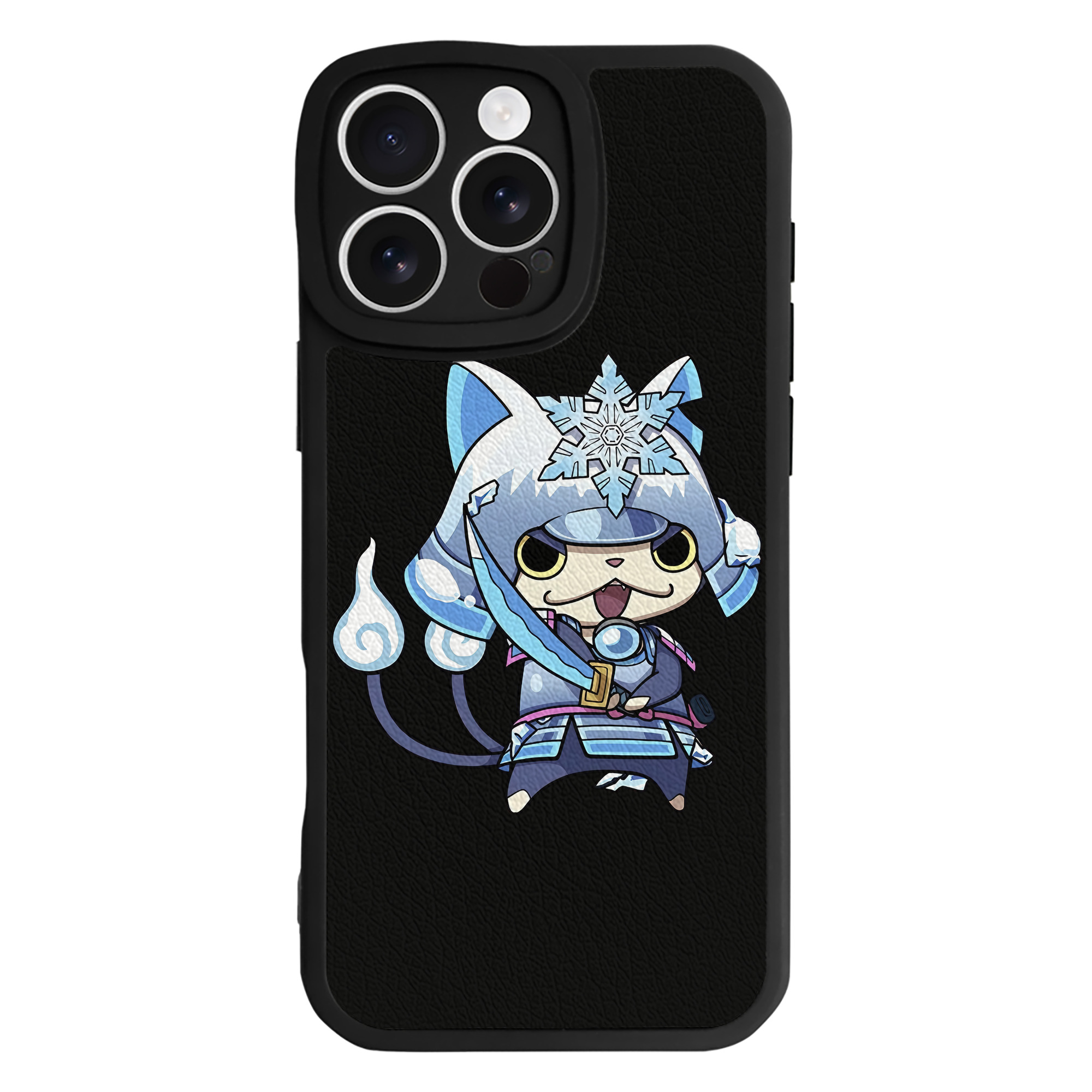 （画像用） 妖怪ウォッチ Yo-kai Watch 【iPhone 16シリーズ対応】シリコンスマホケース（レザー調） 材質：シリコン
